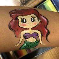 Ariel arm paint - Olivian Face Paint