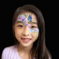 Flower Face Painting - Olivian Face Paint