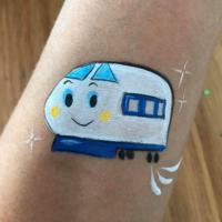 Train arm paint - Olivian Face Paint