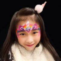 Unicorn Face Painting - Olivian Face Paint