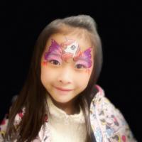 Unicorn Face Painting - Olivian Face Paint