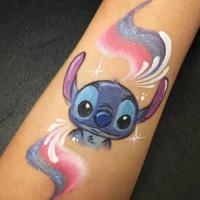 stitch arm paint - Olivian Face Paint